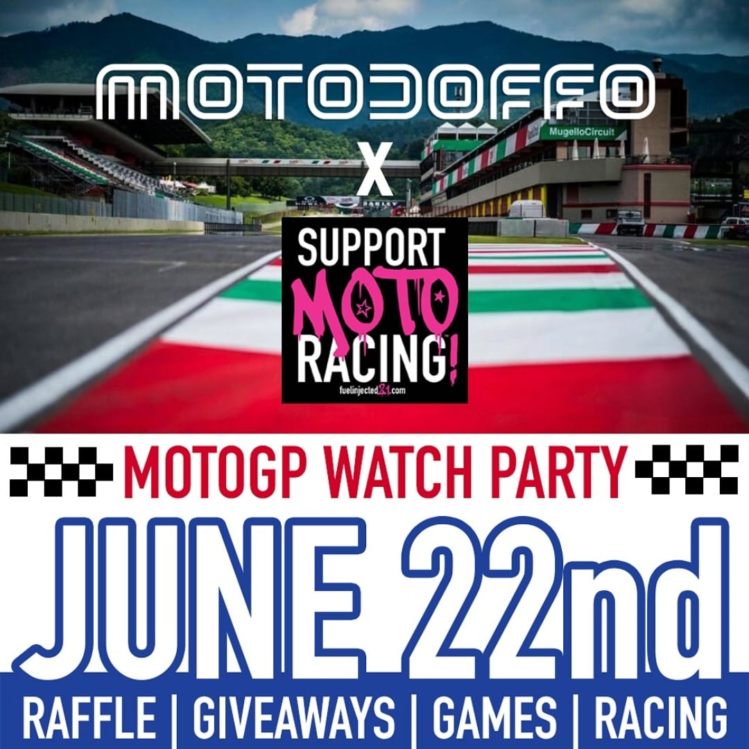 Mugello Circuit hosts MotoGP watch party with raffles and games on June 22nd in support of motorcycle racing