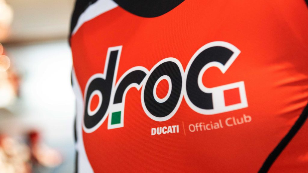 DROC Member Gear 3 DROC compression shirt in red and black