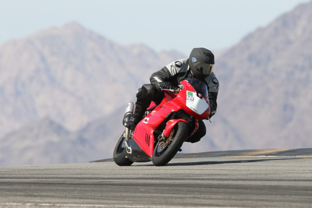Patrick Pallan on track at Chuckwalla