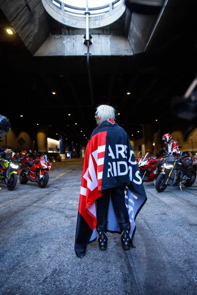 droc member we are ducati flag tunnel we ride as one 2024