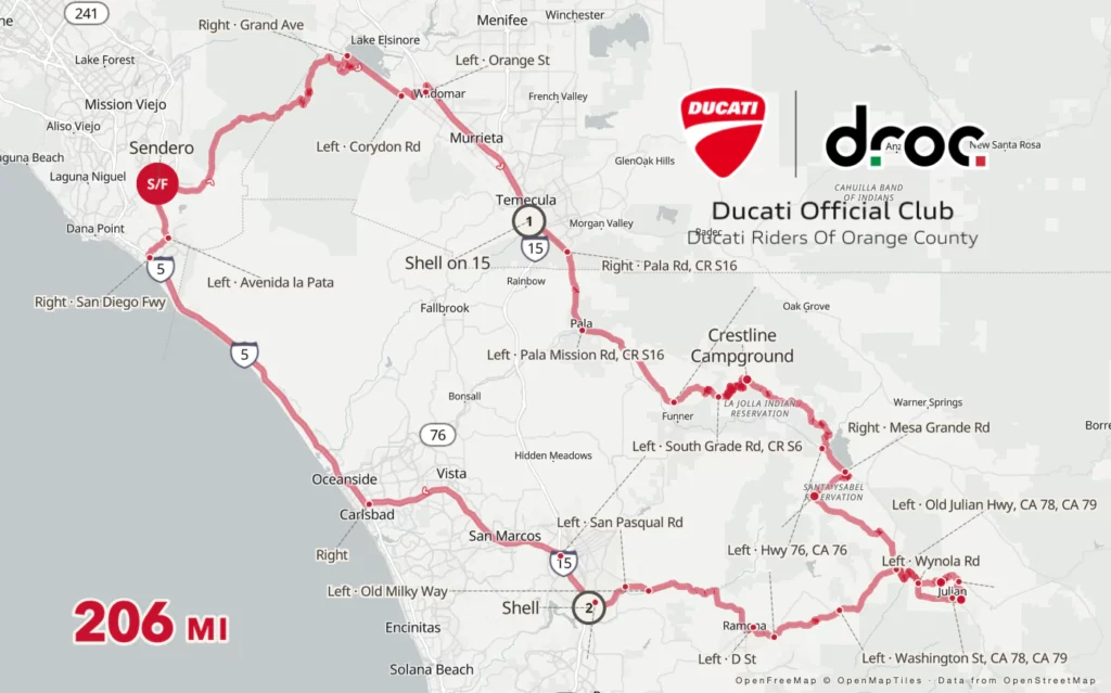 Riding Palomar Mountain with DROC 2 ortega palomar julian mesa grande hwy 78 rev2 web landscape
