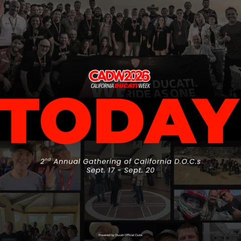 IT'S HERE. 🔴🏍️ The countdown is over! 🎉 #CADW2026 kicks off TODAY! The 2nd Annual Gathering of California D.O.C.s is off…